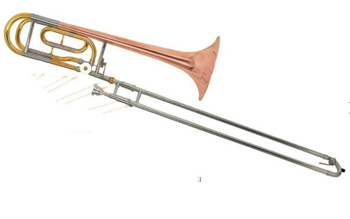 Jinbao JBSL810L Trombon Profesional Rotor Sib/Fa