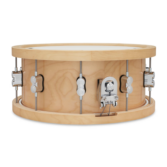 PDP PDSN6514NAWH Concept Series Wood Hoop 20-ply Maple Snare - 6.5X14