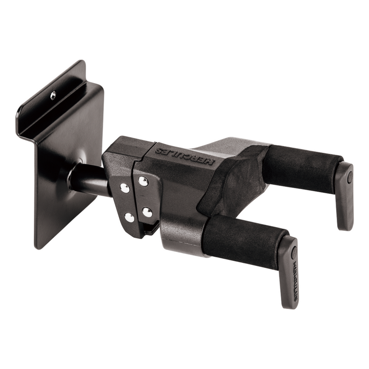 Hercules GSP39SB PLUS Colgador de Guitarra con Sistema de Agarre Automatico (AGS)