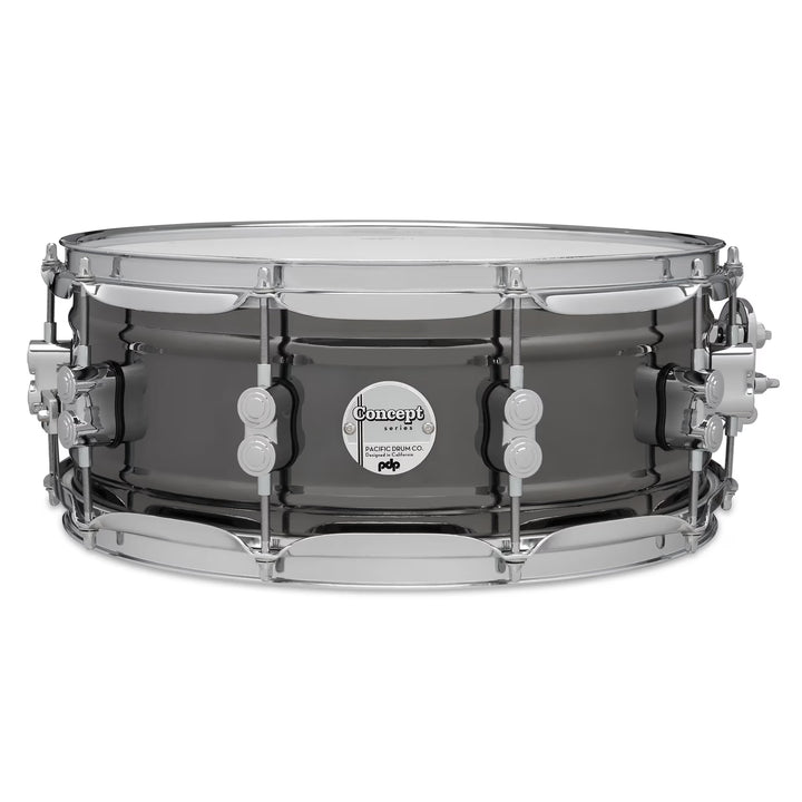 PDP PDSN5514BNCR Concept Series Black Nickel over Steel Snare con Hardware Cromado 5.5X14