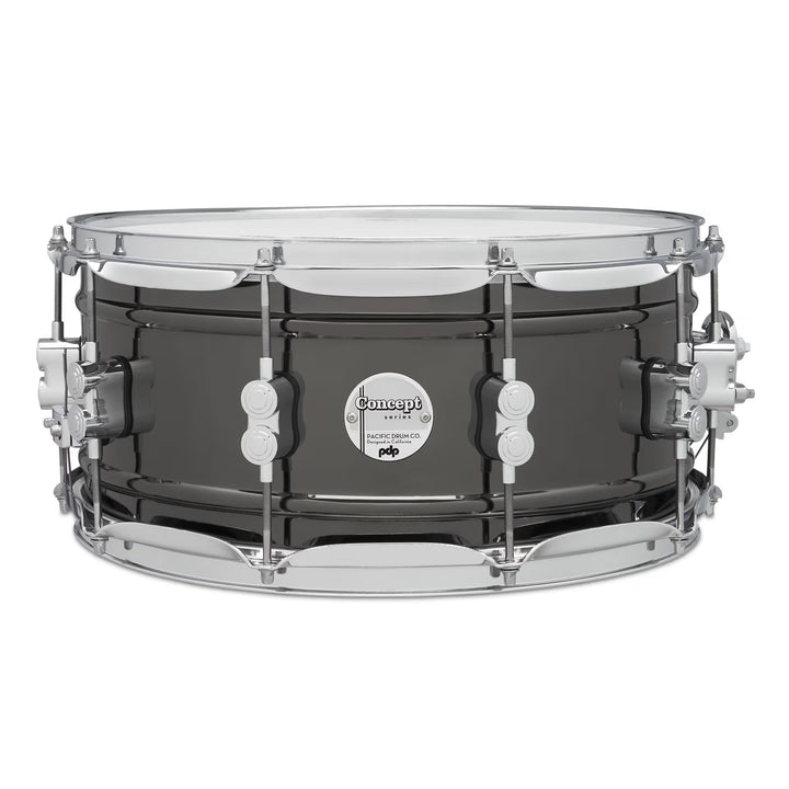 PDP PDSN6514BNCR Concept Series Black Nickel over Steel Snare with Chrome Hardware 6.5X14