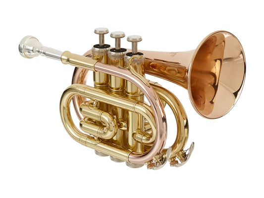 Roy Benson RB701012 Pocket Trompeta GoldBrass, PT-101G