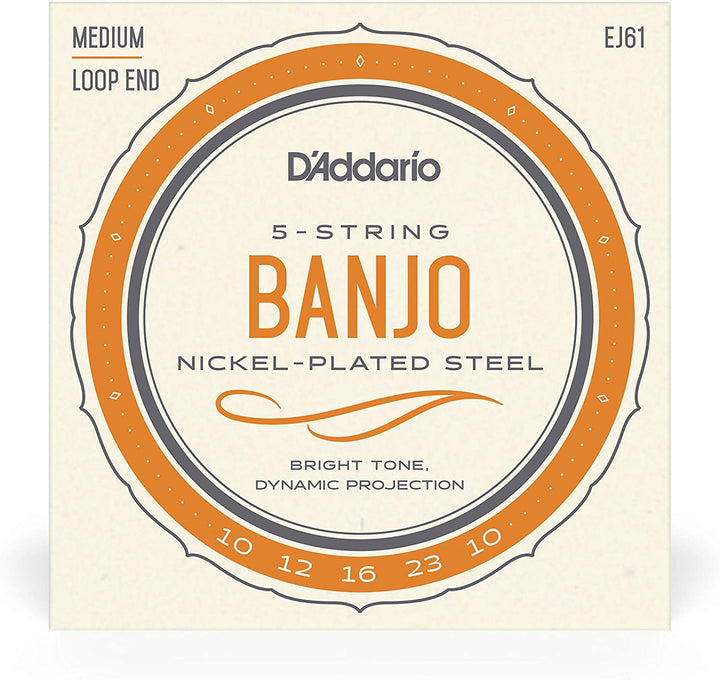 D'addario EJ61 Cuerdas de Banjo 10-23