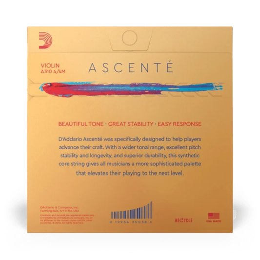 D'addario A310 4/4M Set de cuerdas de Violin Ascente 4/4