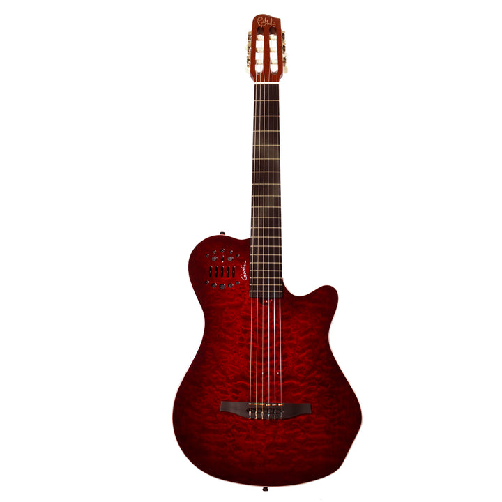 Godin 048403 Multiac ACS Grand Concert Quil Maple Tr.Red