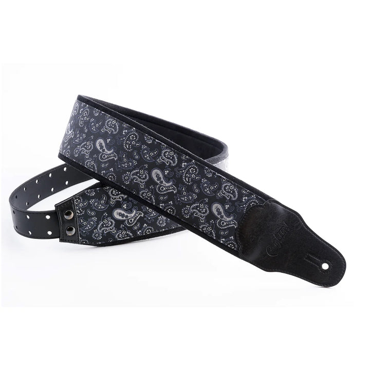 Righton! Correa de guitarra Paisley Black Groove