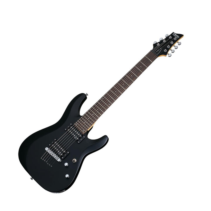 Schecter 437 C-7 Deluxe Black Satin 7 cuerdas