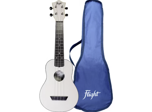 Flight TUS35 Travel Ukelele Soprano Blanco