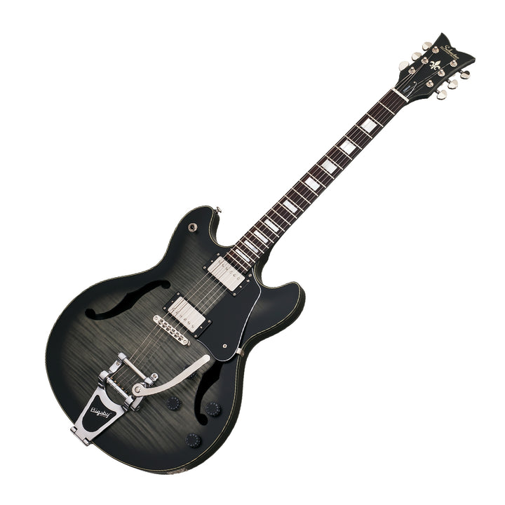 Schecter 1869 Corsair Custom Charcoal Burst Pearl