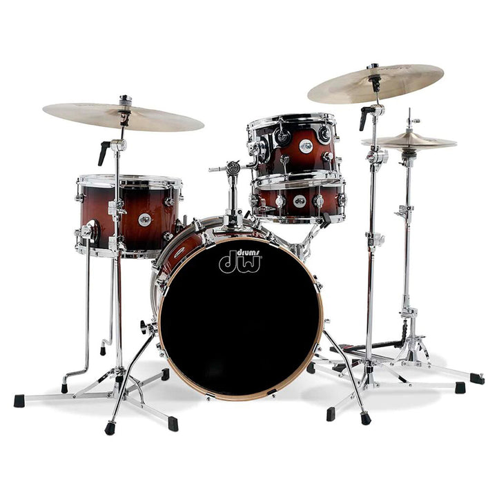 DW DDLG1804TB Bateria Design Series mini Pro Tobacco Burst 4 pcs. shell pack