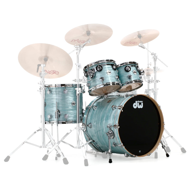 DW DWPBO040816074 Collector Maple Batería Pale Blue Oyster - Set 4