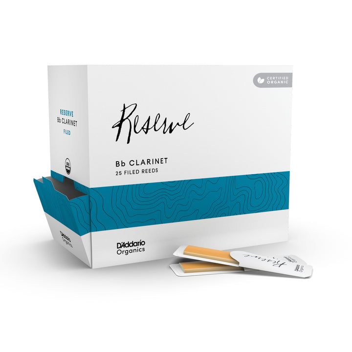 D’Addario ODCR0125-B25 Cañas para clarinete Bb Organic Reserve 2.5