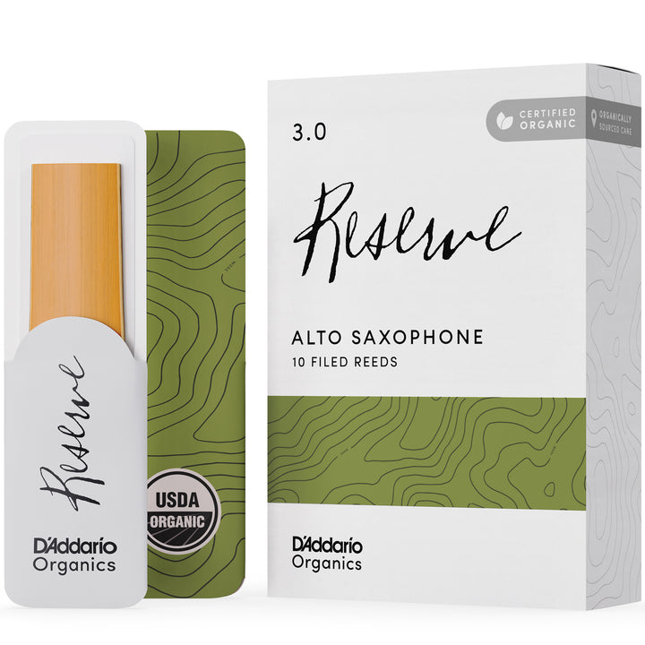 D’Addario ODJR1030 Cañas de Saxofón Alto Organic Reserve 3.0