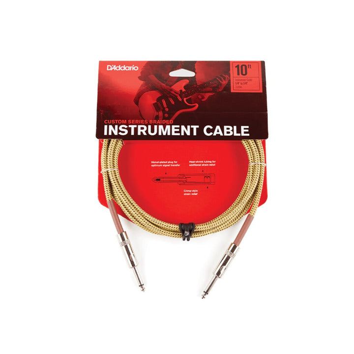 D’Addario Custom Series Braided modelo PW-BG-20TW - 6 METROS