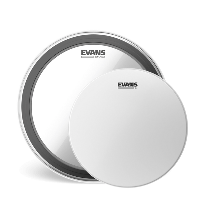 Evans EBP-22EMAD2G1 Set de parches 22"EMAD2 & 14" COATED G1