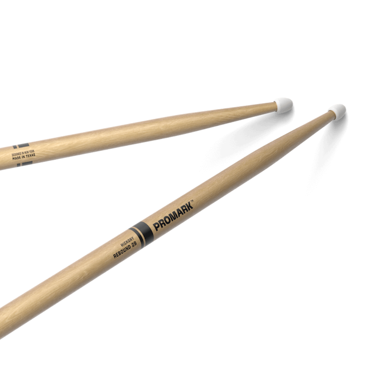 Promark RBH625N Baquetas Rebote 2B Lacquered Hickory