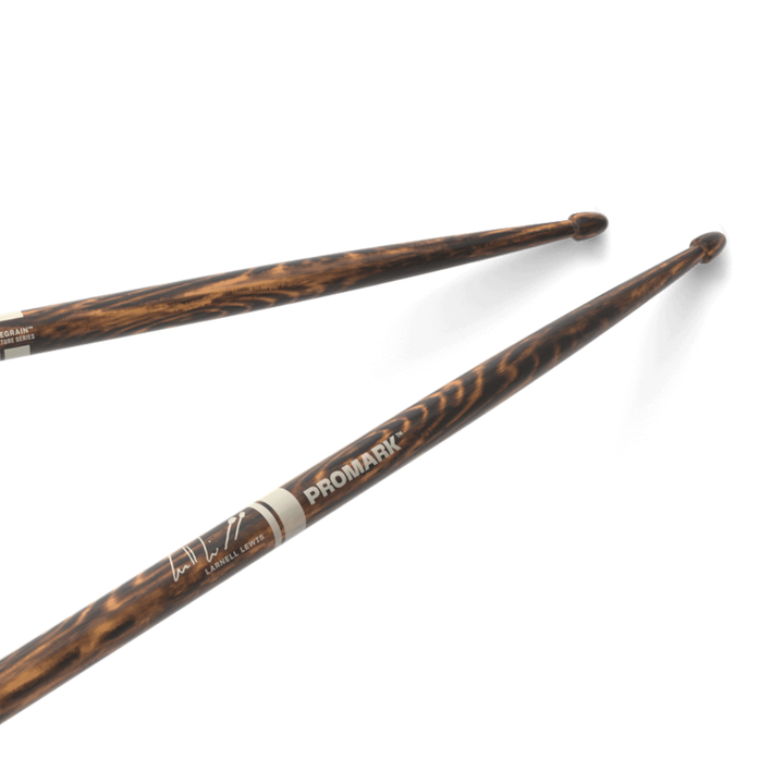 Promark RBLLW-FG Baquetas Larnell Lewis Lacquered FireGrain