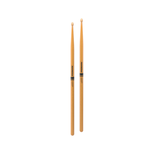 Promark R7AAGC Baquetas Rebound 7A ActiveGrip Clear Hickory
