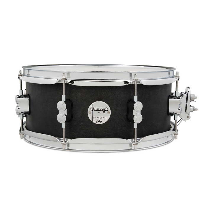 PDP PDSN5513BWCR Concept Maple Black Wax Chrome Tarola 5.5X13 HW