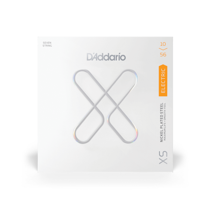 D'Addario XSE1056-7 Cuerdas para Guitarra Electrica Calibre 10-56 Regular Light
