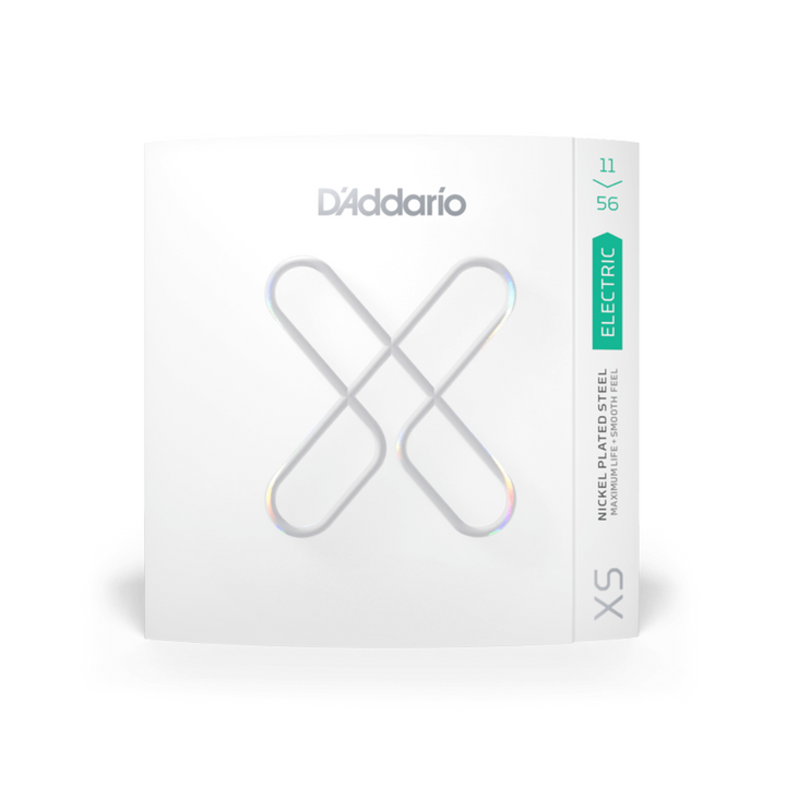 D'Addario XSE1156 Cuerdas para Guitarra Electrica Calibre 11-56 Medium Top/Extra Heavy Bottom Coated