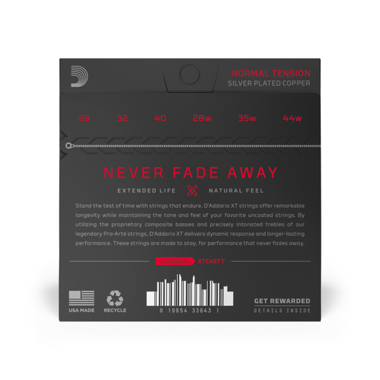 D’Addario XTC45TT Cuerdas de Guitarra Clasica recubiertas Tensión normal