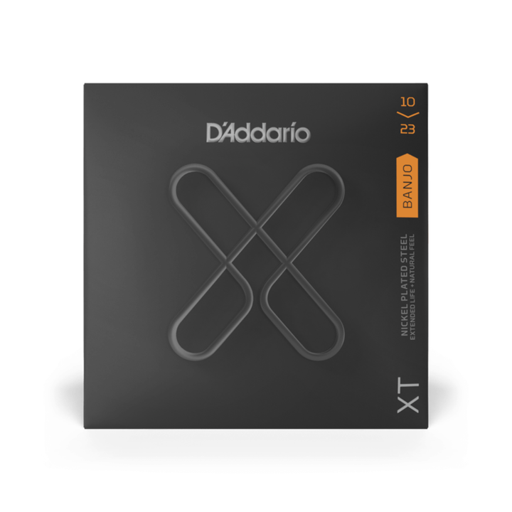 D’Addario XTJ1023 Cuerdas de Banjo de acero niquelado 10-23 Medium Set