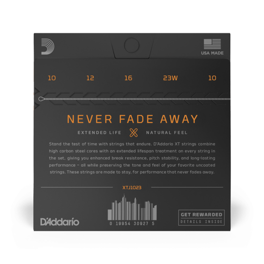 D’Addario XTJ1023 Cuerdas de Banjo de acero niquelado 10-23 Medium Set