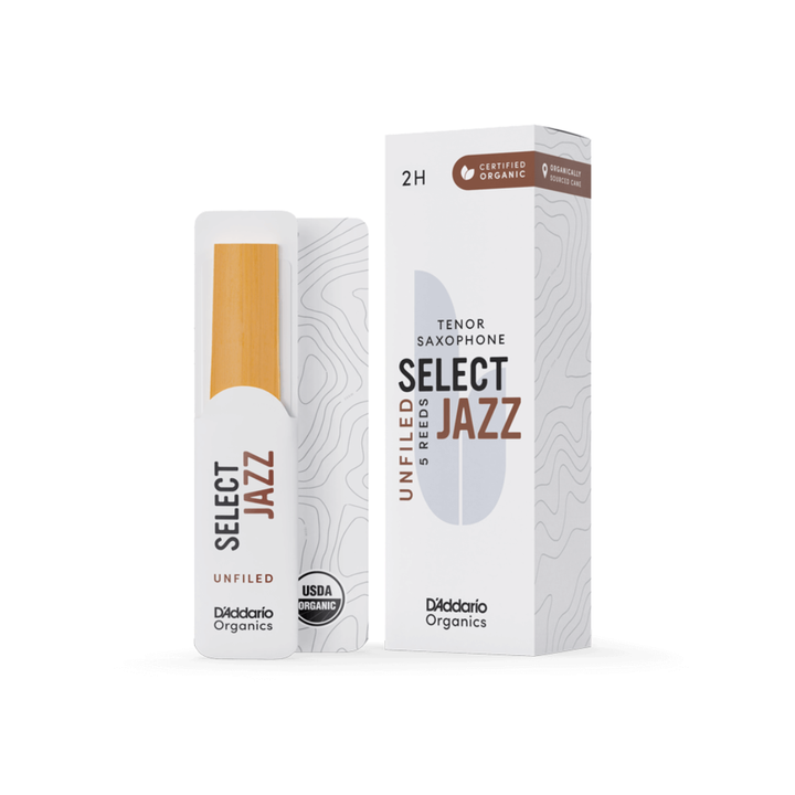 Select Jazz ORRS05TSX2H Cañas de Saxofón Tenor orgánicas UNFILED 2H