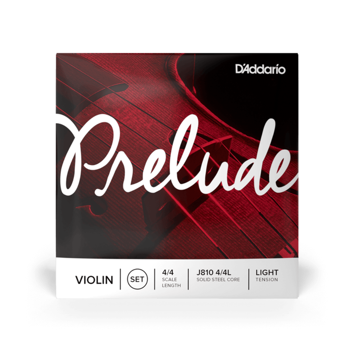 D'addario J810 4/4 L Prelude Juego de cuerdas para Violin 4/4 Tension Ligera