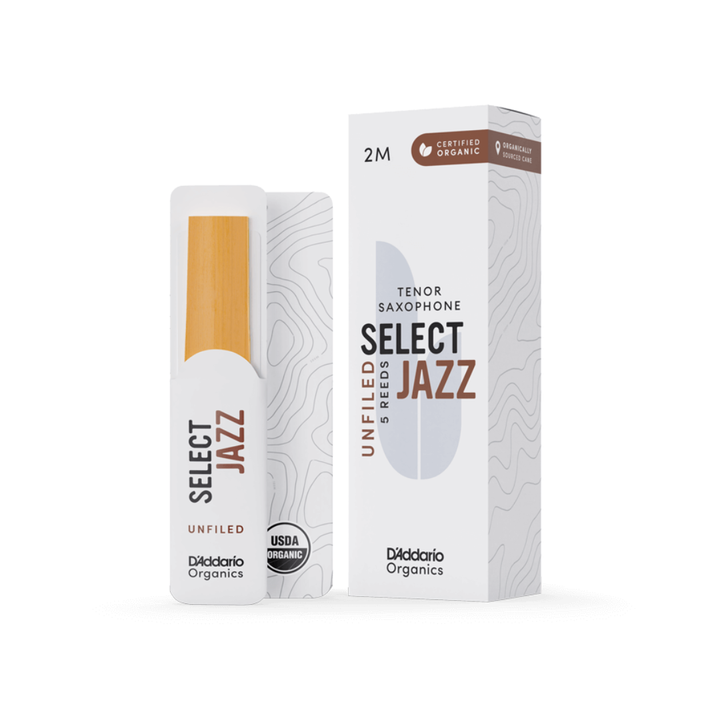 Select Jazz ORRS05TSX2M Cañas de Saxofón Tenor orgánicas UNFILED 2M