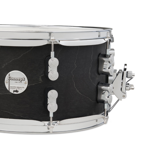PDP PDSN0713BWCR Concept Maple Tarola Black Wax Chrome HW 7X13