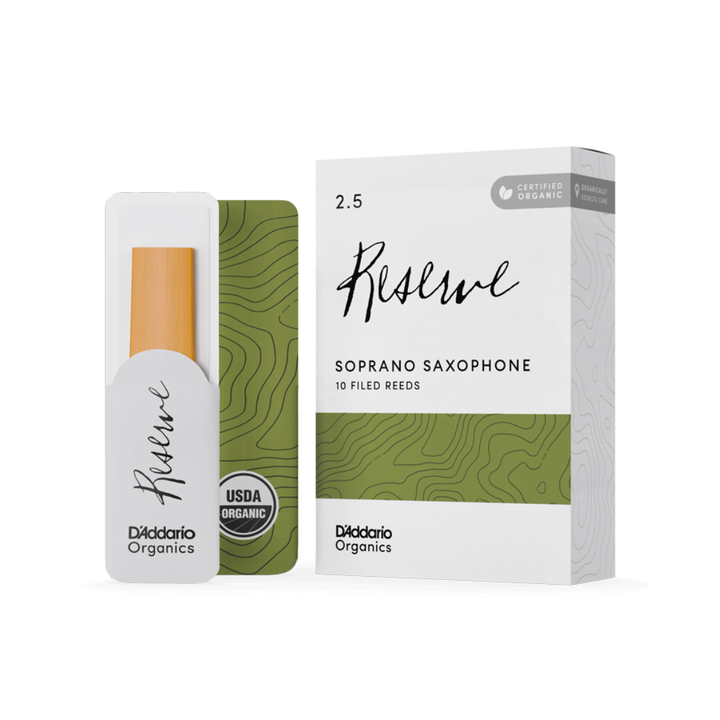 Reserve ODIR1025 Cañas de Saxofón Soprano Organic 2.5