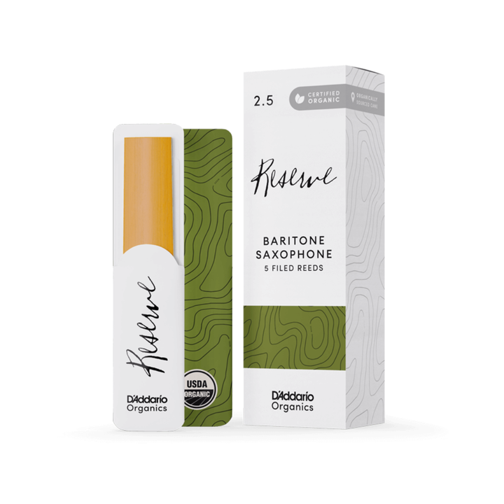 Reserve ODLR0525 Cañas de Saxofón Baritono Organic 2.5