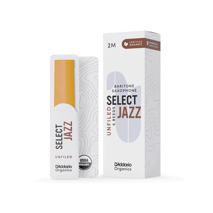 Select Jazz ORRS05BSX2M Cañas de saxofón barítono orgánicas 2medio