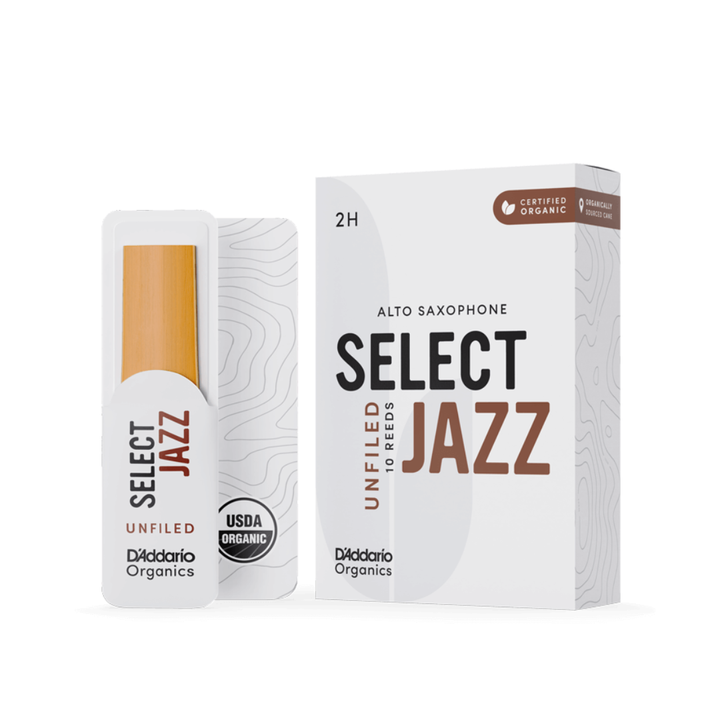 Select Jazz ORRS10ASX2H Cañas de saxofón alto orgánicas 2 Hard