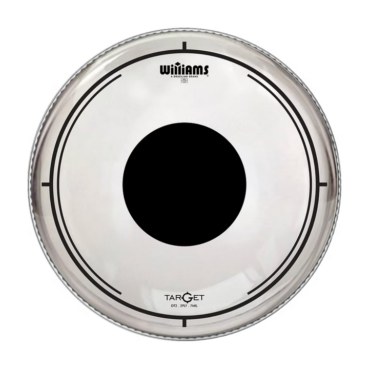 Williams DT2-7MIL-18BD Parche 18" Clear Oil Target Dot Series