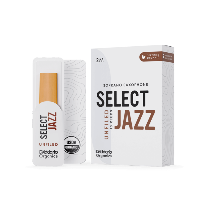 Select Jazz ORRS10SSX2M Cañas de Saxofón Soprano orgánicas 2 Medium