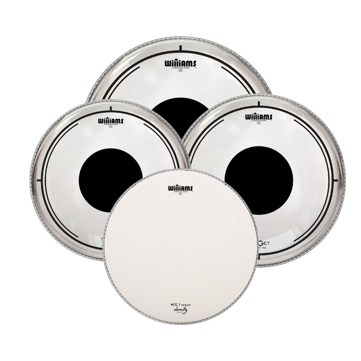 Williams DT2-TP101214+ SET de Parches Clear Oil Target Dot Series