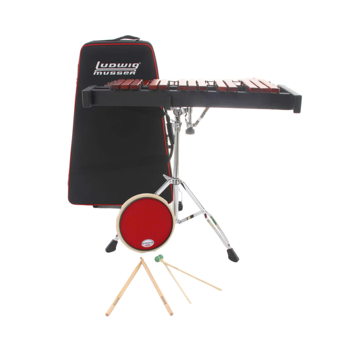 Ludwig LMXYLO2 Xilofono 2.5 Octavas con Atril, Pad y Funda