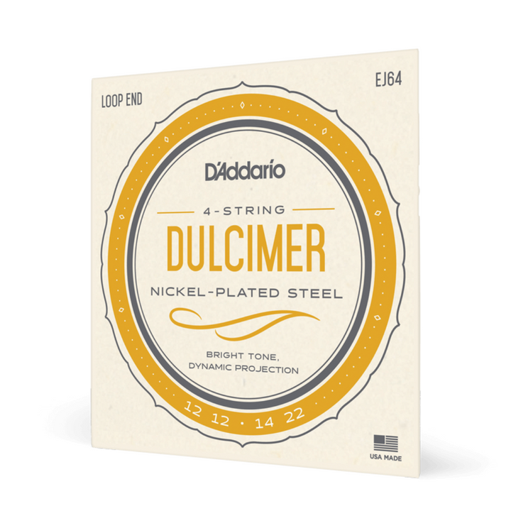 D'Addario EJ64 SET 4 Cuerdas Dulcimer Nickel