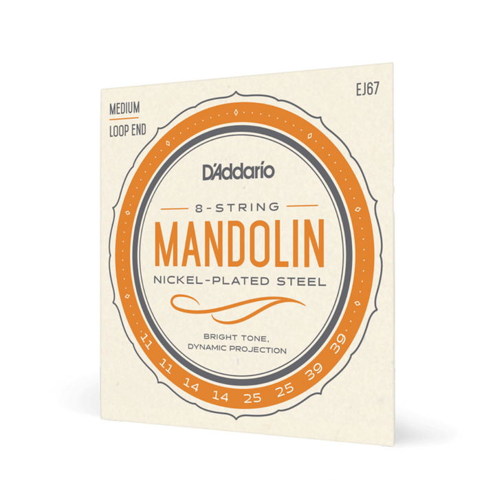 D’Addario EJ67 Cuerdas Mandolina 11-39 Medio