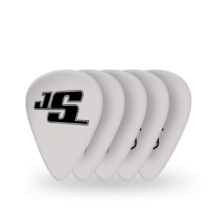 D'Addario 1CWH2-10JS Puas Satriani White/Light