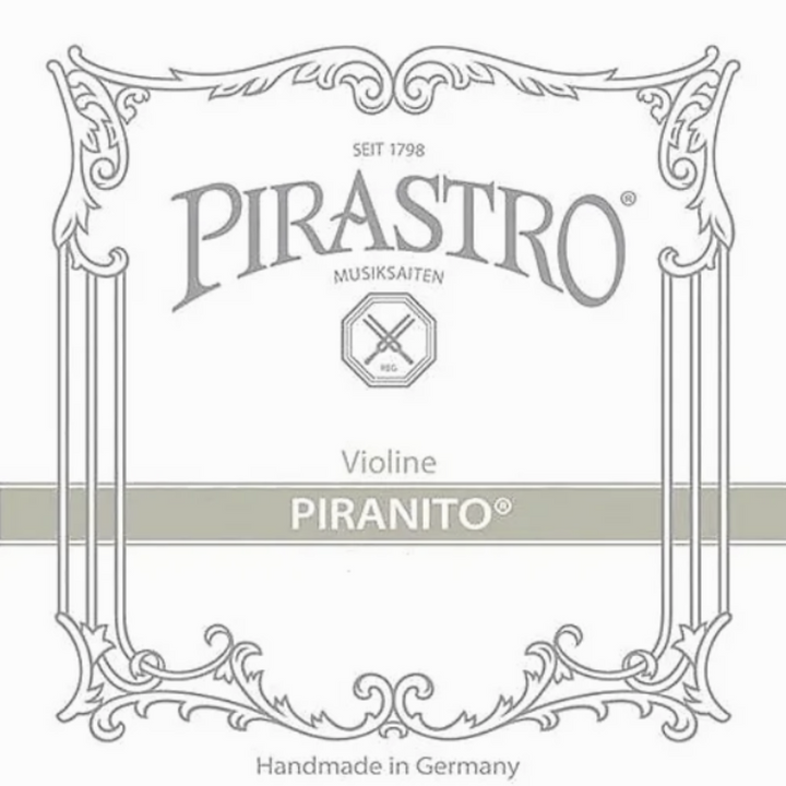 Pirastro 615500 Cuerdas Violin Piranito Chrome Steel Mittel 4/4