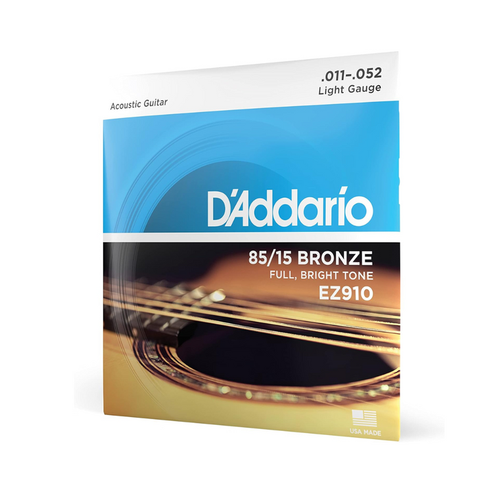 D'addario EZ910 Cuerdas de Guitarra Bronce Light