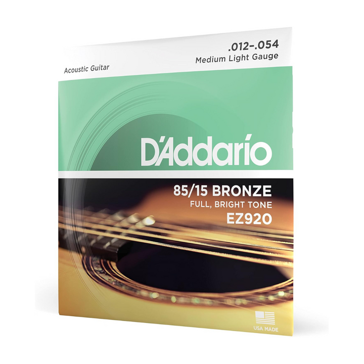 D'addario EZ920 Cuerdas de Guitarra Bronce Medium Light