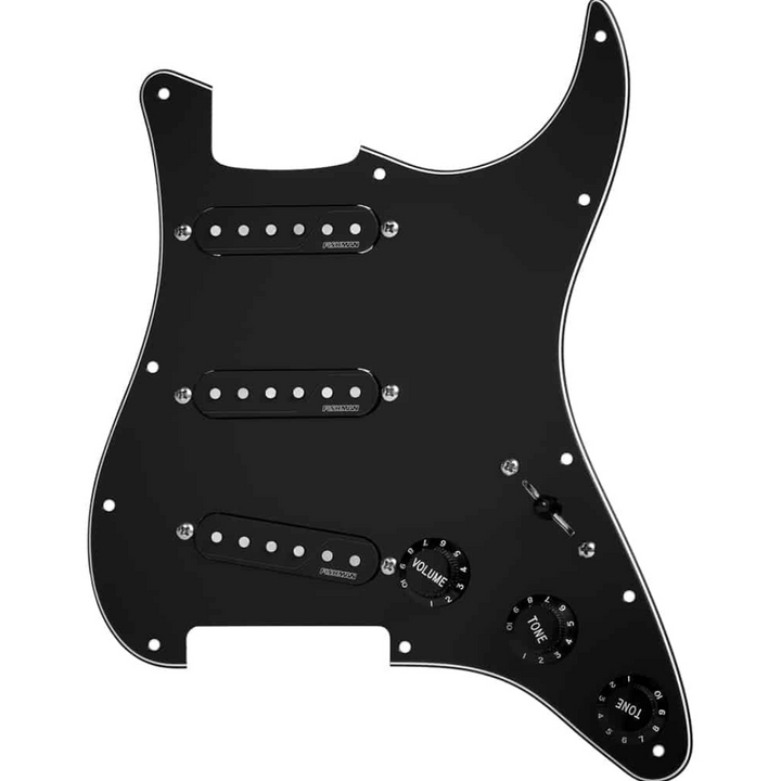 Fishman PRF-STR-BPG Fluence Loaded Pickguard Negro