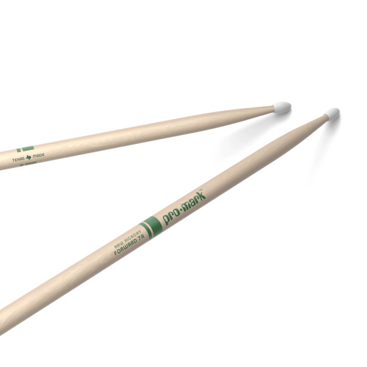 Promark TXR7AN Baquetas de Bateria Forward 7A RAW HYCKORY NYLON