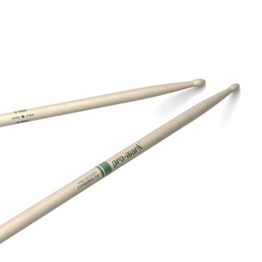 Promark TXR7AW Baquetas de Bateria Forward 7A RAW HYCKORY MADERA