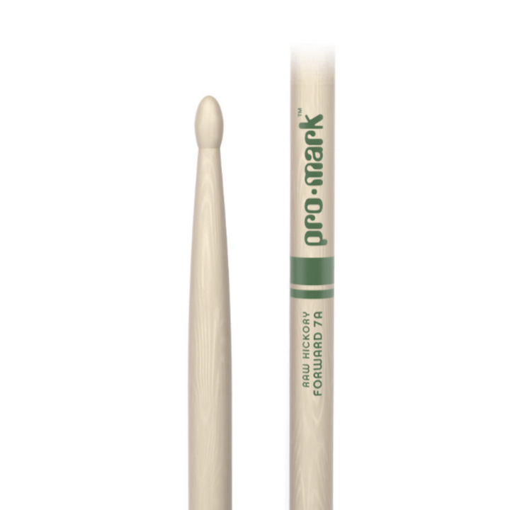 Promark TXR7AW Baquetas de Bateria Forward 7A RAW HYCKORY MADERA